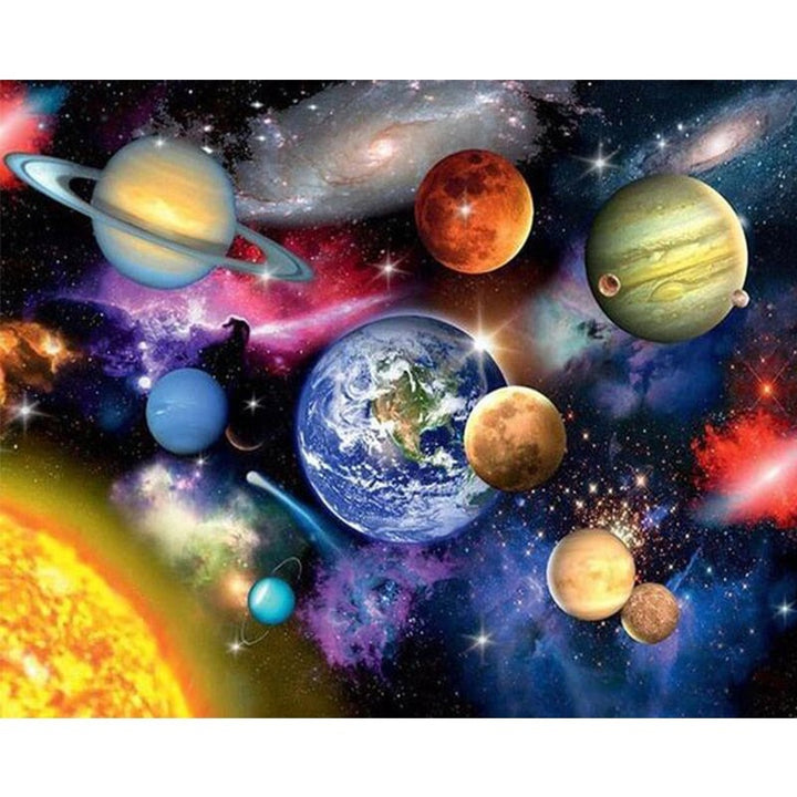 Paint By Numbers Space