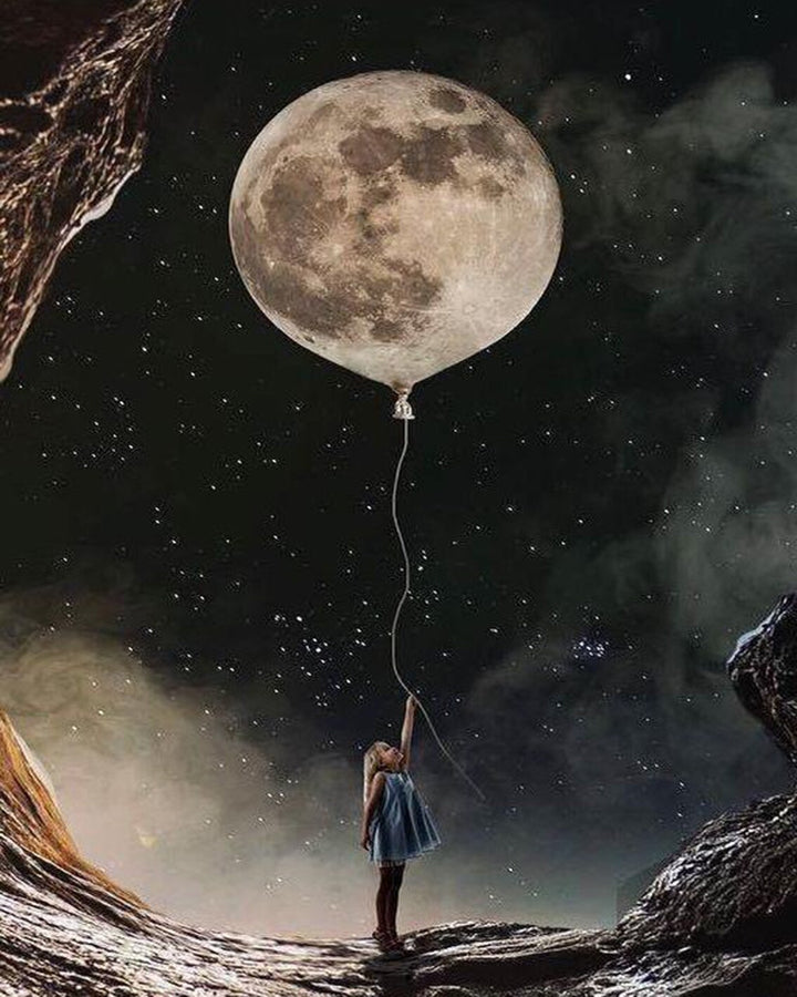 Paint By Numbers Moon