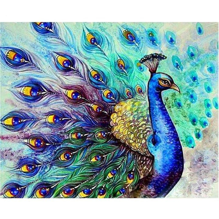 Paint By Numbers Peacock