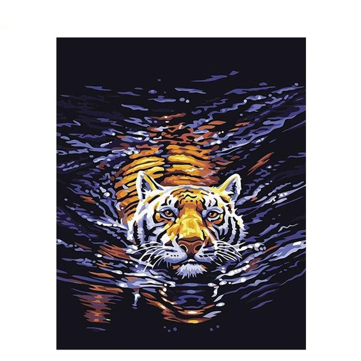 Paint By Numbers Tiger