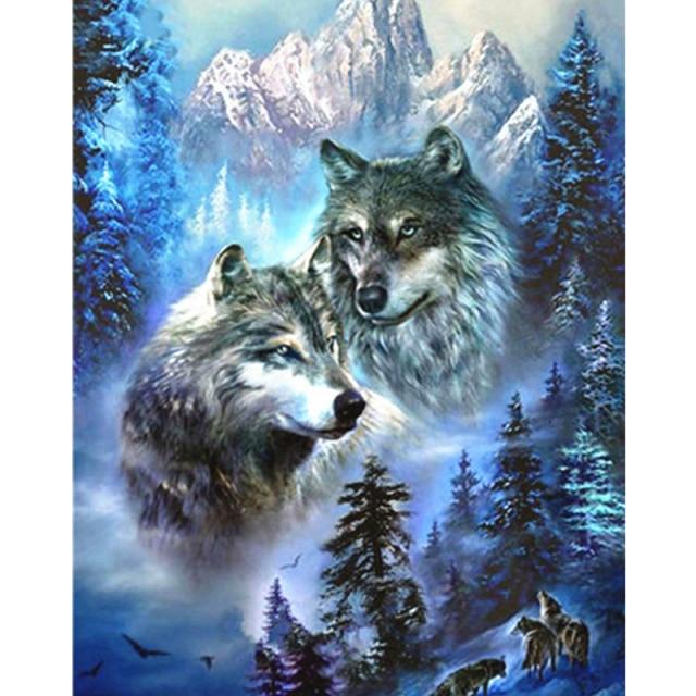 Paint By Numbers Wolf