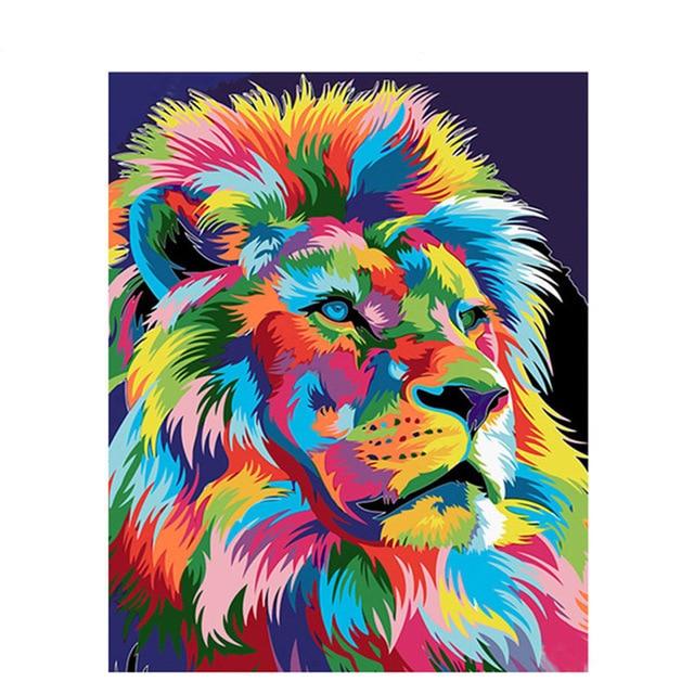 Paint By Numbers Lion