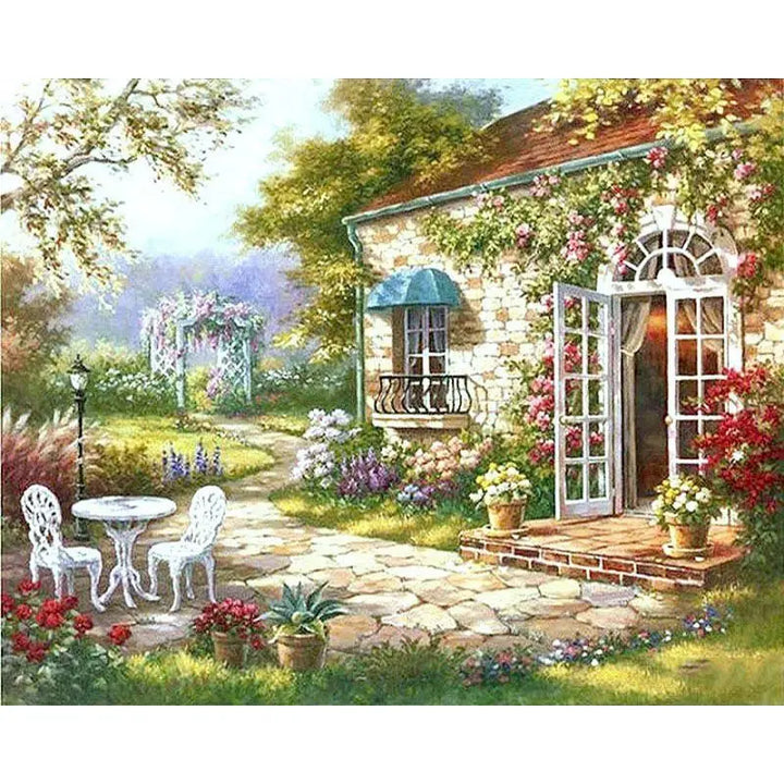Paint By Numbers House