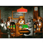 Dogs Playing Poker Paint By Numbers Kit