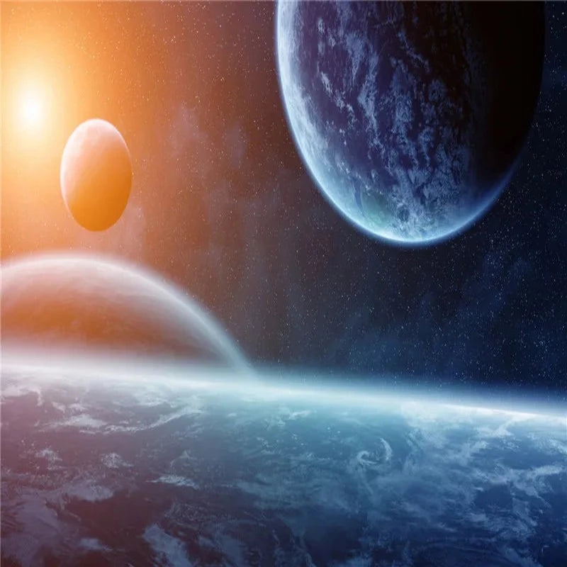 Mysterious Space Planet Paint by Numbers