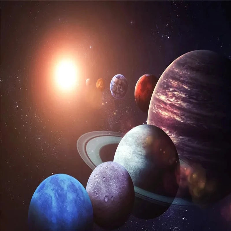 Solar System Paint by Numbers