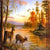 Deer Nature Landscape Paint by Numbers 