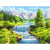 River In The Forest Paint by Numbers