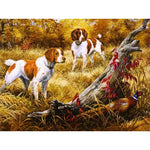 Labradors Hunting Wild Animals Paint by Numbers