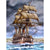 Pirate War Ship Sailing Paint by Numbers