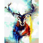 Abstract Deer Paint By Numbers