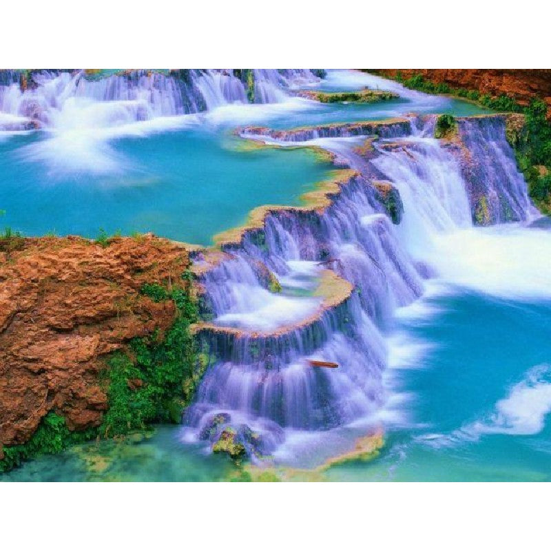 Paint By Numbers Beautiful Waterfall