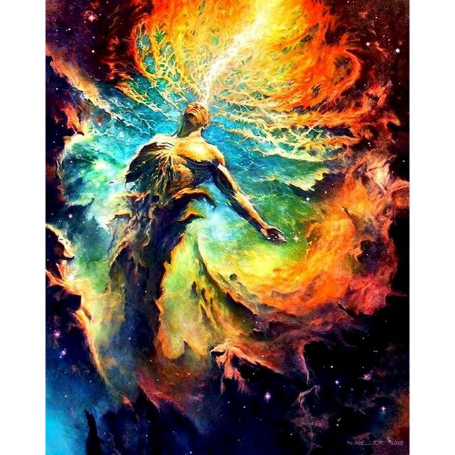 Paint By Numbers Astral Man