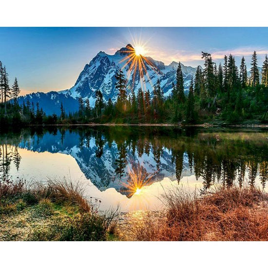 Mountain Landscape Paint By Numbers