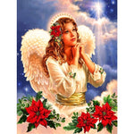 Paint By Numbers Angel Flowers
