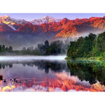 Paint By Numbers Red Mountain