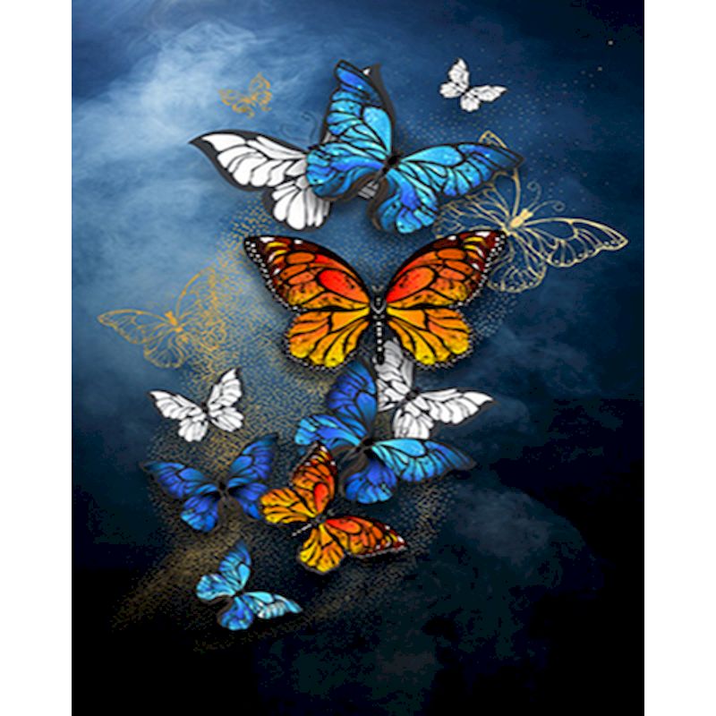 Paint By Numbers Butterflies That Fly