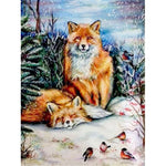 Paint By Numbers Old Fox Couple