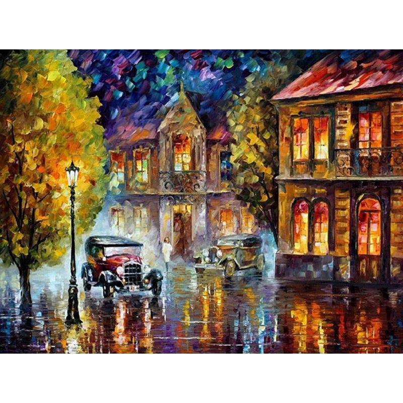 Vintage Cars Paint By Numbers Kit