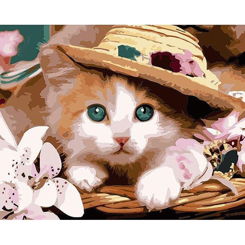 Kitten With Hat