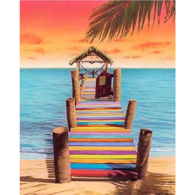 Paint By Numbers Multicolor Pontoon