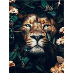 Powerful Lion - Paint By Numbers Lion