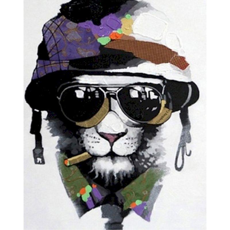 Paint By Numbers Soldier Lion