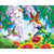 Hummingbirds And Pink Flowers Paint By Numbers