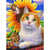 Paint By Numbers Sunflowers And Mouse