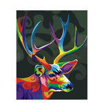 Colorful Deer Paint By Numbers