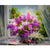 Flower Arrangement In Front Of A Window - Paint By Numbers Flowers