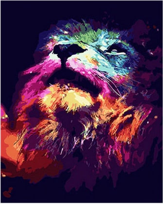 Painting Lion