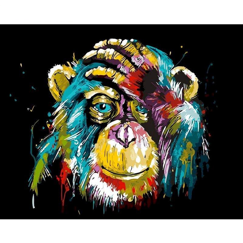 Capuchin Monkey Paint By Numbers