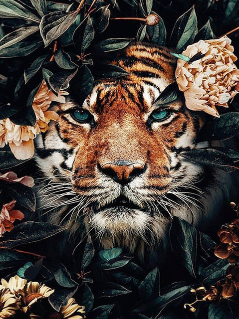 Tiger In Foliage