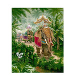 Paint By Numbers Elephant Convoy