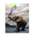 Paint By Number Multicolor Elephant