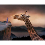Domesticated giraffe - Paint By Numbers Giraffe