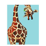 Paint By Numbers Curious Giraffe