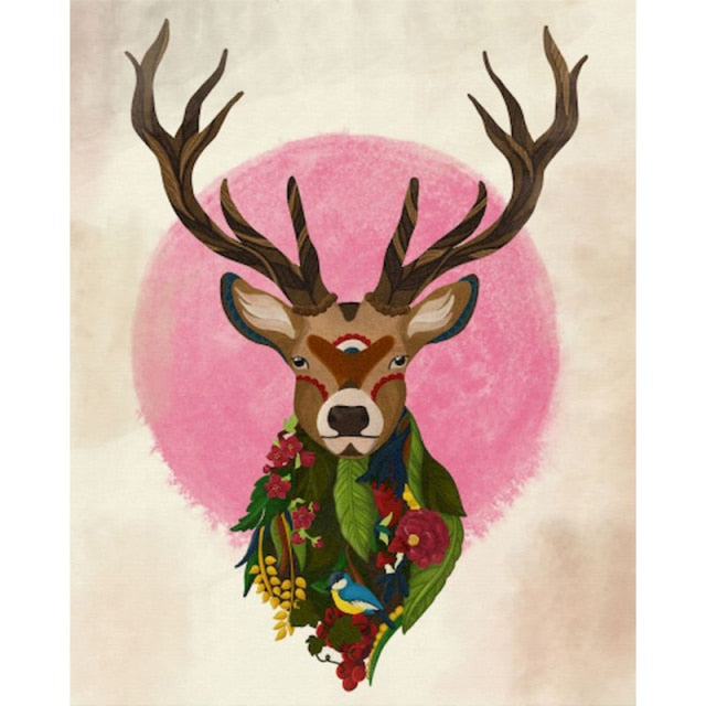 Japanese deer  - Paint By Numbers Deer