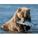 Paint By Number Fishing Bears