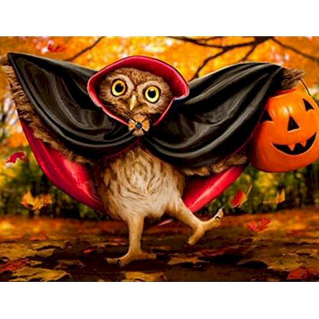 Disguised Owl - Paint By Numbers Owl