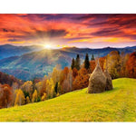 Paint By Numbers Sunset On Mountains