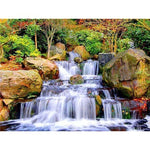 Waterfall In A Forest