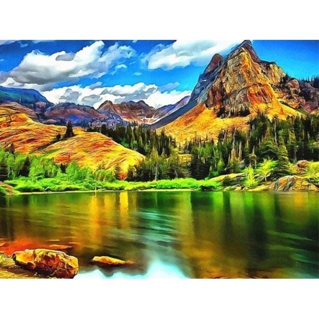 Multicolored Mountain
