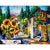 Sunflowers Bouquet In Village