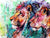 Abstract Lion And Lioness