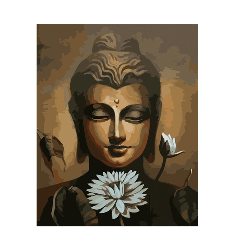 Paint By Numbers Buddha Lotus