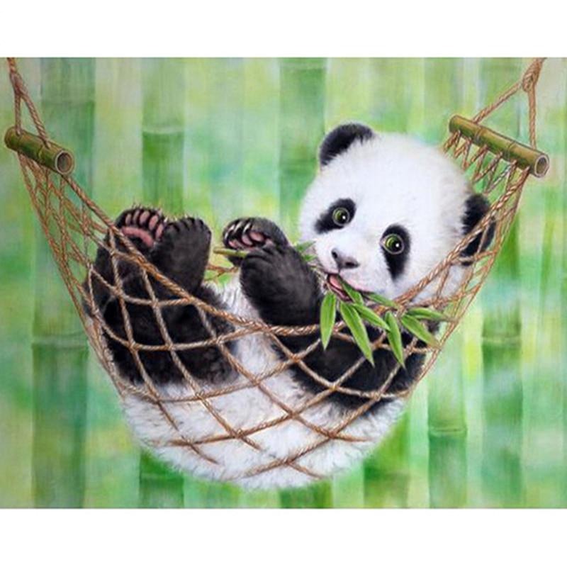 Paint By Numbers Zen Panda In Hammock